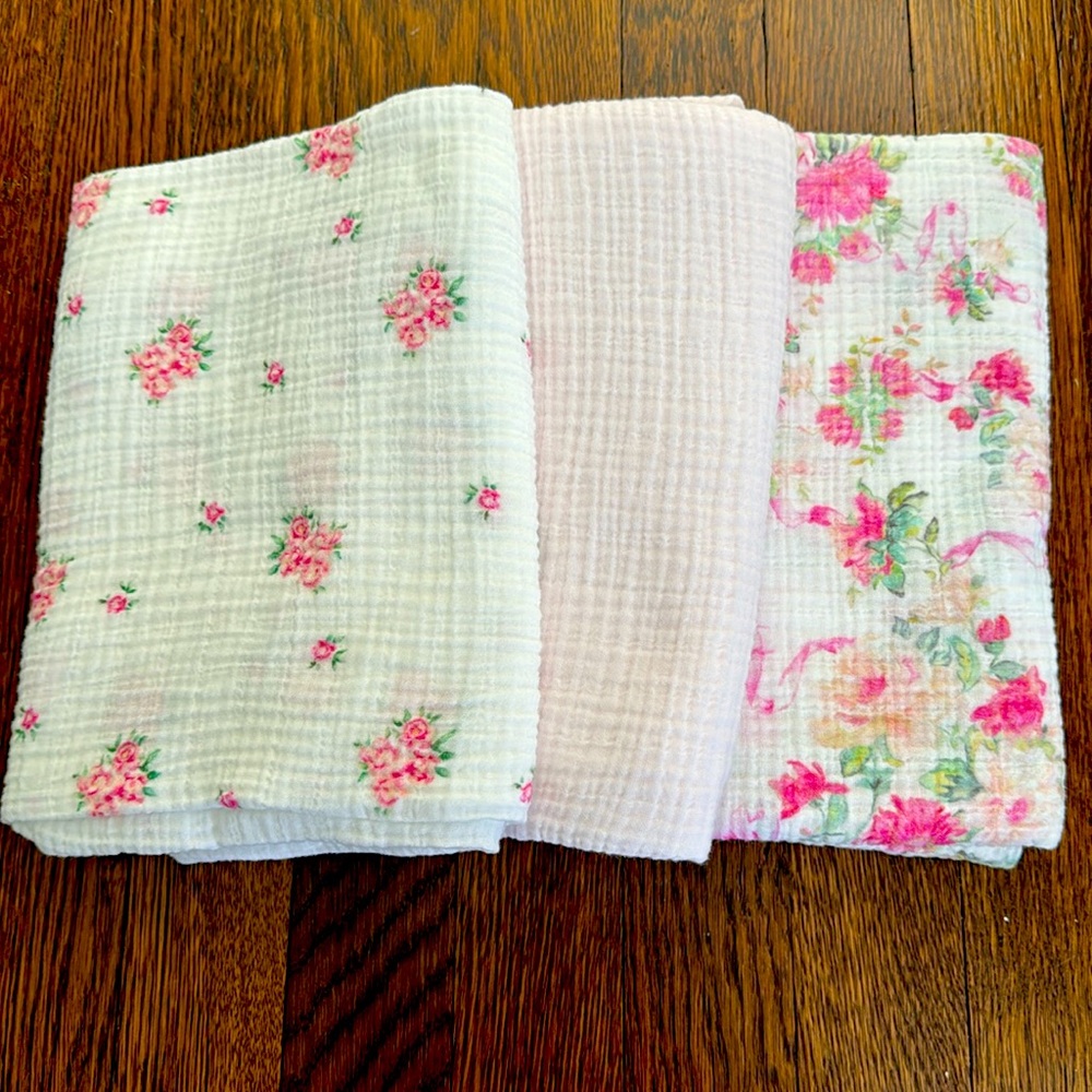 LoveShackFancy by Pottery Barn Kids Muslin Swaddle Set